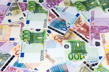 farklı euro banknot