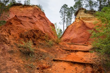 Colorado provencal Rustrel içinde