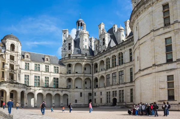 O castelo real de Chambord — Fotografia de Stock