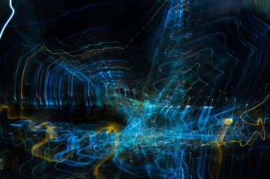 Şehir ışıkları soyut desen