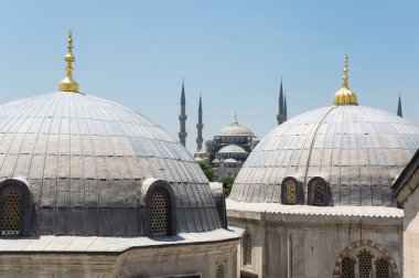 Ayasofya'nın ve Sultan Ahmet Camii Instanbul