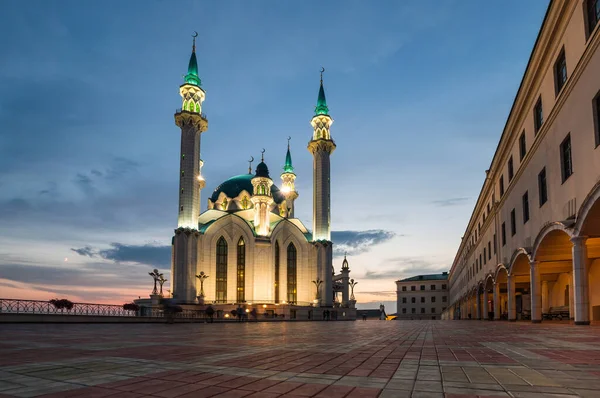 Kul Sharif Mecset Oroszország Egyik Legnagyobb Mecsete Kazán Tatár Köztársaság — Stock Fotó