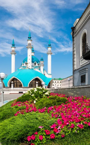 Kul Şerif Camii Rusya Nın Büyük Camilerinden Biri Kazan Tataristan — Stok fotoğraf