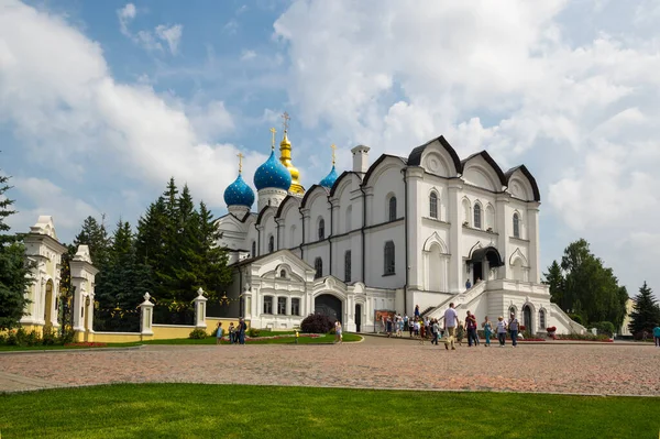 Kazan Russia Lipiec 2018 Katedra Zwiastowania Pańskiego Kremlu Kazańskim Kazań — Zdjęcie stockowe