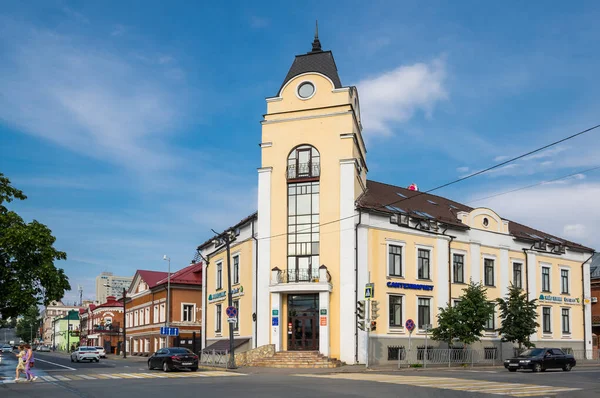 Kazan Russia Luglio 2018 Veduta Delle Case Nel Centro Storico — Foto Stock