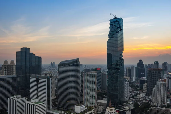 Bangkok Thailand Janeiro 2017 Vista Mahanakhon Edifício Mais Alto Tailândia — Fotografia de Stock