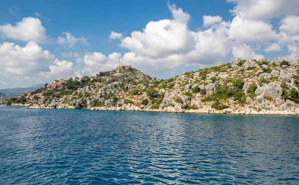 Costa Del Mar Mediterráneo Riviera Turca Provincia Antalya Turquía —  Fotos de Stock