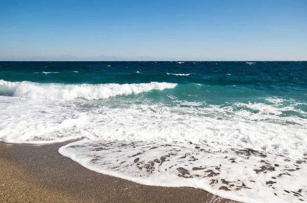 Coast Mediterranean Sea Kemer Seaside Resort District Antalya Province Mediterranean — Stock Photo, Image