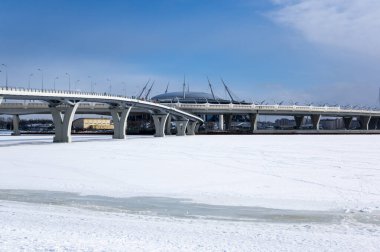 Saint-Petersburg ve Finlandiya Körfezi 'nin panoramik manzarası, Rusya