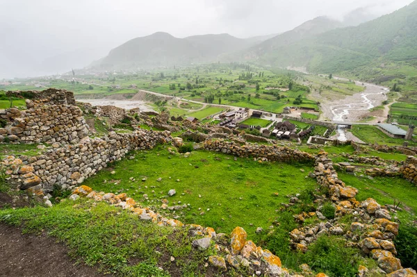Village Des Balkans Supérieurs Dans Les Montagnes Caucase Kabardino Balkarie — Photo