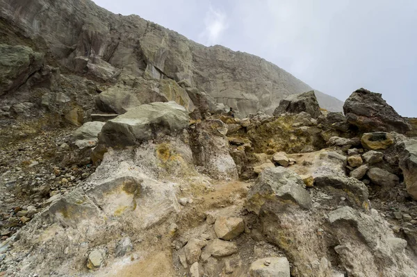 Slope Ijen Volcano East Java Indonesia — Stock Photo, Image