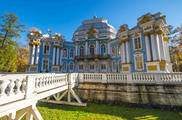 Ερμιτάζ Pavilion Στο Catherine Park Στο Tsarskoye Selo Πούσκιν Χιλιόμετρα — Φωτογραφία Αρχείου