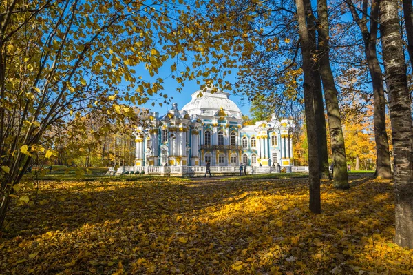 Ερμιτάζ Pavilion Στο Catherine Park Στο Tsarskoye Selo Πούσκιν Χιλιόμετρα — Φωτογραφία Αρχείου