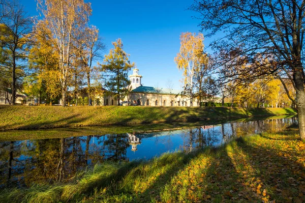 Uitzicht Stadspark Tsarskoje Selo Poesjkin Sint Petersburg Rusland — Stockfoto