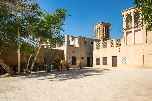 Traditionele Arabische Straat Het Historische Fahidi District Bastakiya Dubai Verenigde — Stockfoto