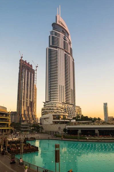 Dubai Förenade Arab Emirater December 2018 Utsikt Över Skyskrapor Centrala — Stockfoto