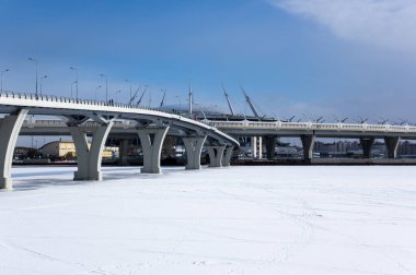 Saint-Petersburg ve Finlandiya Körfezi 'nin panoramik manzarası, Rusya