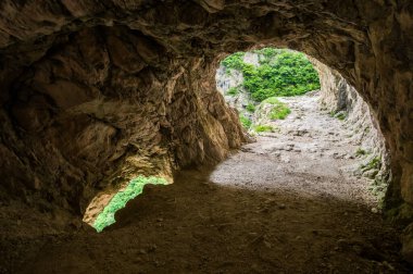 Kabardino-Balkaria, Rusya 'daki Kafkasya dağlarındaki Cherek Geçidi manzarası