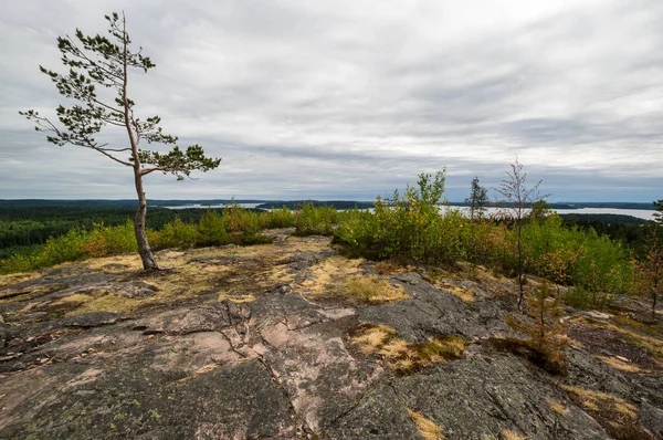Karelia, Rusya 'daki Hiidenvuori Dağı' ndan görüntü