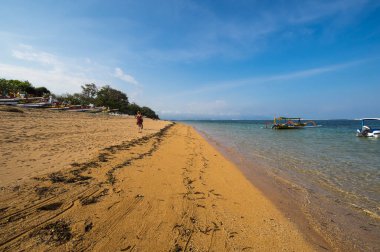 Hint Okyanusu kıyıları tatil beldesi Bali, Endonezya Sanur