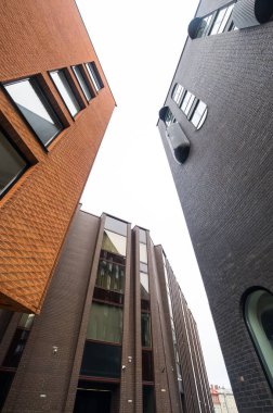 Tallinn, Estonya 'nın Rotermann bölgesinde modern mimari