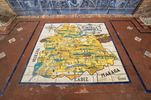 Seville España Abril 2019 Alcoba Provincial Azulejos Largo Las Murallas —  Fotos de Stock