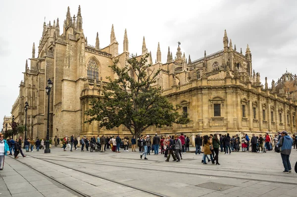 Seville Španělsko Dubna 2019 Katedrála Marie Stolce Známější Jako Sevillská — Stock fotografie