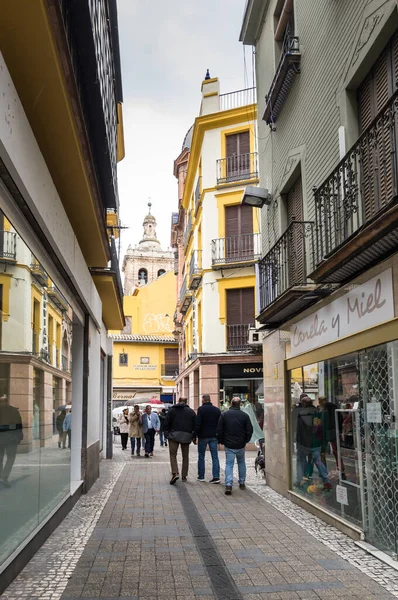 Seville Spagna Aprile 2019 Veduta Della Strada Nel Centro Storico — Foto Stock