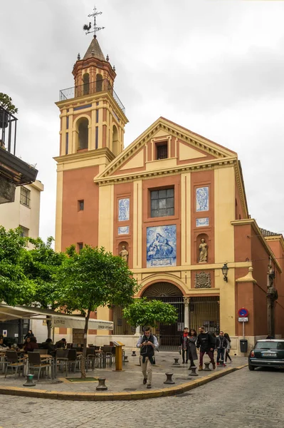 Seville Spain April 2019 View Church Historical Center Seville Big — Fotografia de Stock