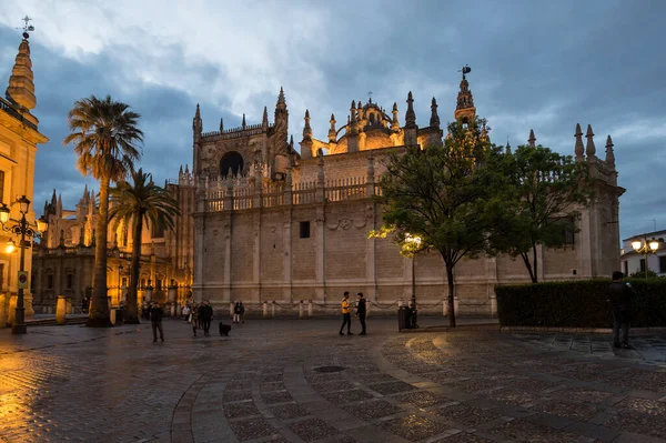 Seville Španělsko Dubna 2019 Katedrála Marie Stolce Známější Jako Sevillská — Stock fotografie