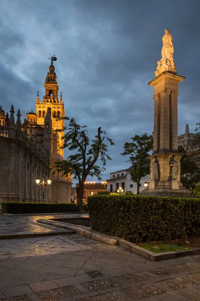 Kathedraal Beter Bekend Als Kathedraal Van Sevilla Een Kathedraal Sevilla — Stockfoto