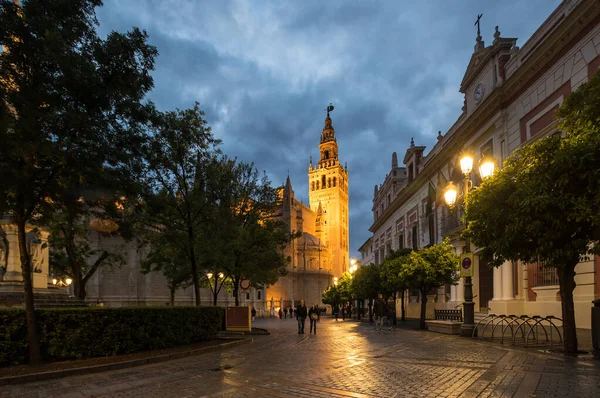 Seville Spanien April 2019 Die Kathedrale Der Heiligen Maria Vom — Stockfoto