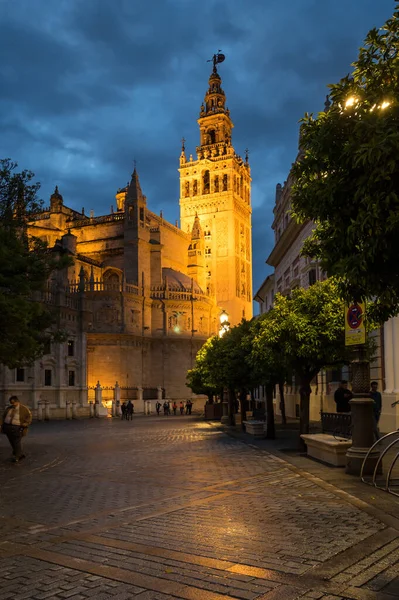 Seville Španělsko Dubna 2019 Katedrála Marie Stolce Známější Jako Sevillská — Stock fotografie