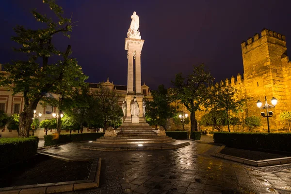 Veduta Del Palazzo Reale Alcazar Siviglia Spagna — Foto Stock