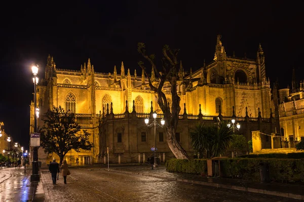 Catedral Santa Maria Mais Conhecida Como Catedral Sevilha Uma Catedral — Fotografia de Stock