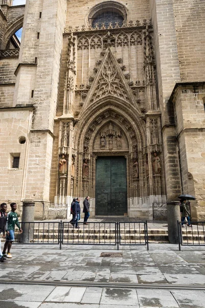 Seville Spanien April 2019 Die Kathedrale Der Heiligen Maria Vom — Stockfoto