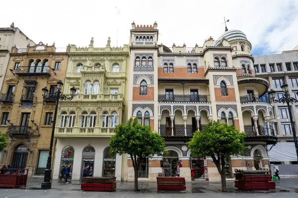 Seville España Abril 2019 Vista Calle Centro Histórico Sevilla Gran —  Fotos de Stock