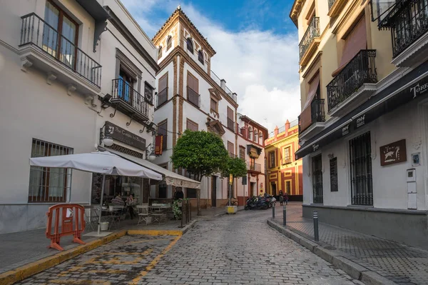 Seville Espagne Avril 2019 Vue Sur Rue Dans Centre Historique — Photo