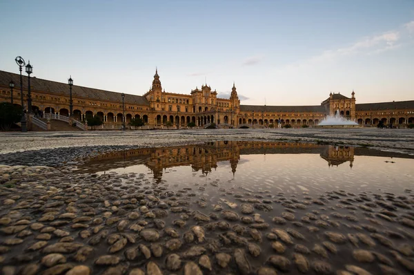 Plaza Espana Spain Square Engelska Ett Torg Maria Luisa Park — Stockfoto