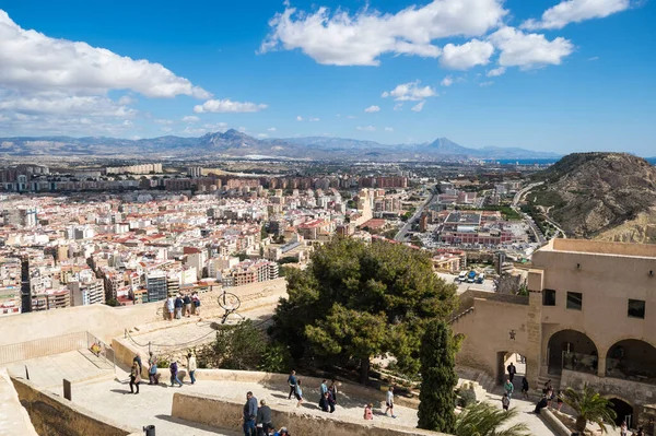 Alicante Spagna Aprile 2019 Veduta Panoramica Alicante Dal Castello Santa — Foto Stock