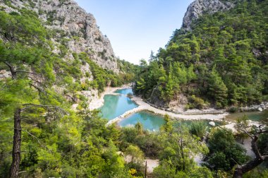 Antalya 'nın Kemer ilçesi Beydaglari Sahil Ulusal Parkı' nda yer alan Goynuk Kanyonu manzarası