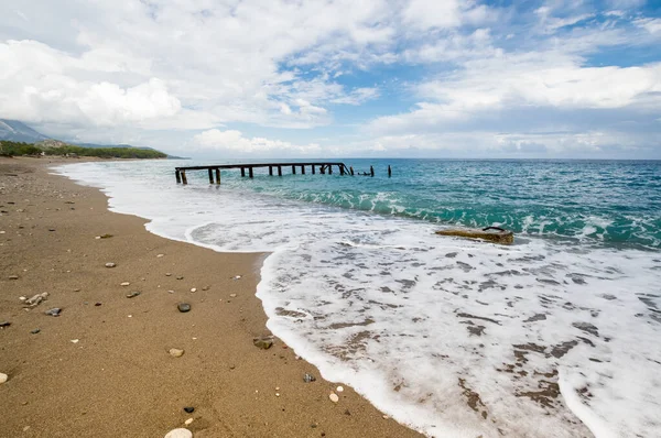 Kust Van Middellandse Zee Kemer Badplaats District Van Provincie Antalya — Stockfoto