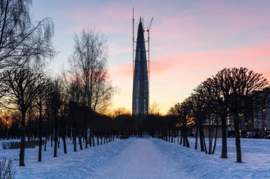Saint-Petersburg parkı, Finlandiya Körfezi kıyısındaki Saint-Petersburg, Rusya
