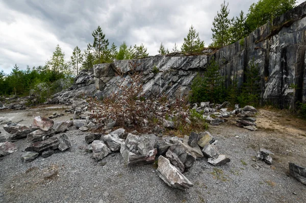 Italienischer Marmorbruch Bergpark Ruskeala Karelien Russland — Stockfoto