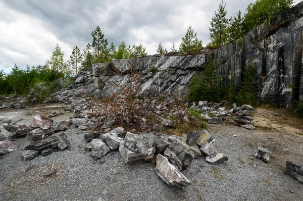 Italienskt Marmorbrott Ruskeala Fjällpark Karelen Ryssland — Stockfoto