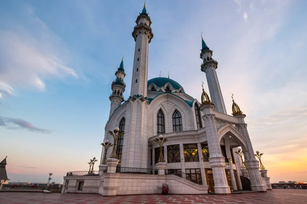 Kul Sharif Moskee Een Van Grootste Moskeeën Rusland Kazan Republiek — Stockfoto