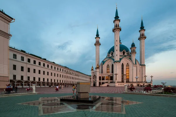 Mosquée Kul Sharif Une Des Grandes Mosquées Russie Kazan République — Photo