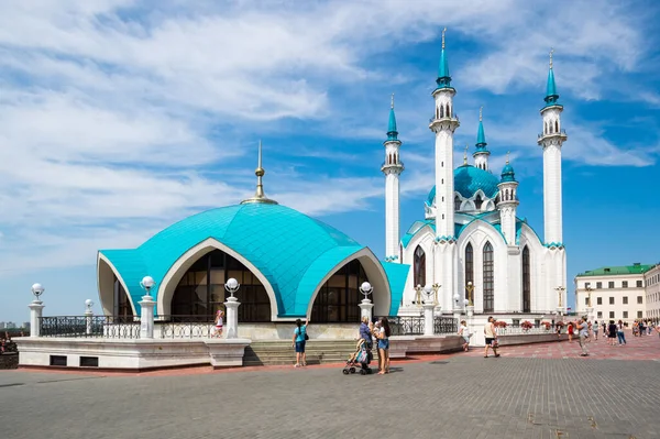 Kazan Rusia Julio 2018 Mezquita Kul Sharif Una Las Mezquitas —  Fotos de Stock