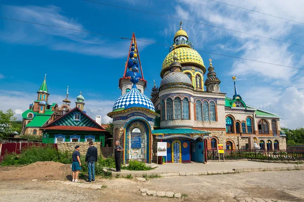 Καζαν Ρωσια Ιουλιου 2018 Ναός Όλων Των Θρησκειών Στο Καζάν — Φωτογραφία Αρχείου