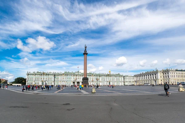 Palacio Invierno San Petersburgo Rusia Fue Residencia Oficial Los Monarcas — Foto de Stock